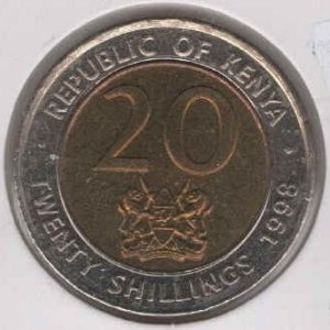 Kenya 20 Shillings 1998