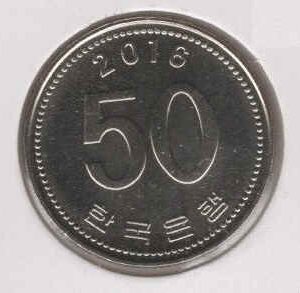 South Korea 50 Won 2016