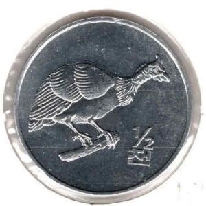 Korea North Half Won 2002 Guineafowl