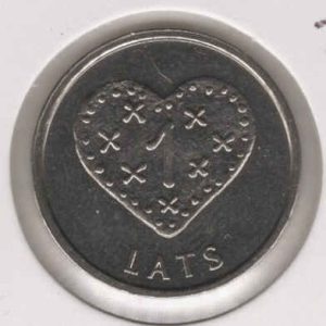 Latvia 1 Lats 2011 Gingerbread Heart