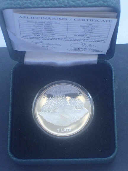 Latvia 1 Lats 2013 Rudolfs Blaumanis - Proof