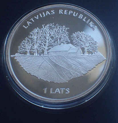 Latvia 1 Lats 2013 Rudolfs Blaumanis - Proof - Image 3