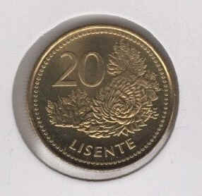 Lesotho 20 Lisente 1998