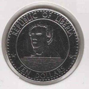 Liberia 10 Dollars 2022