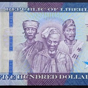 Liberia 500 Dollars 2016