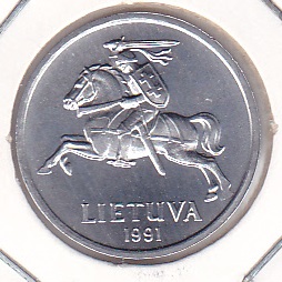 Lithuania 1 Centas 1991
