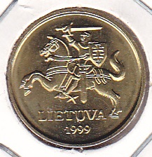 Lithuania 10 Centu 1999