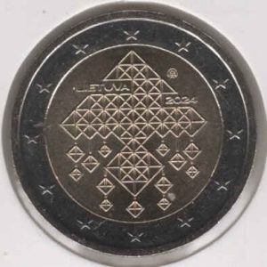 Lithuania 2 Euro 2024 Straw Garden Tradition