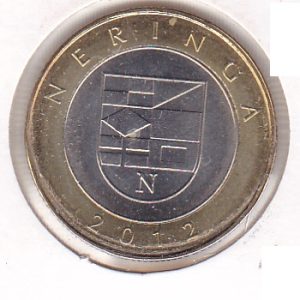 Lithuania 2 Litai 2012 - Coat of arms of Neringa