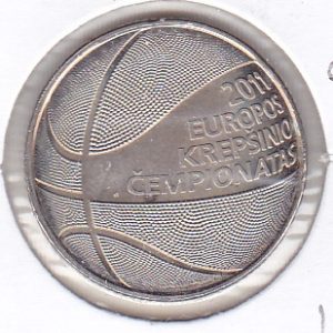 Lithuania 1 Litas 2011 Basketball