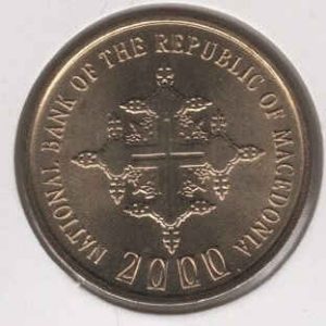 Macedonia 1 Denar 2000
