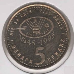 Macedonia 5 Denari 1995