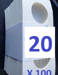 Coin Holder 20 mm (Qty: 100)