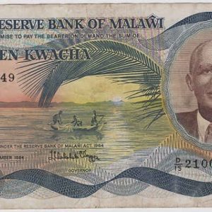 Malawi 10 Kwacha 1984