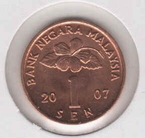 Malaysia 1 Sen 2007