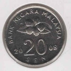 Malaysia 20 Sen 2008