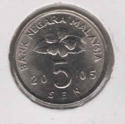 Malaysia 5 Sen 2005