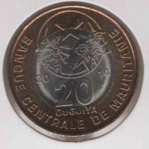 Mauritania 20 Ouguiya 2014