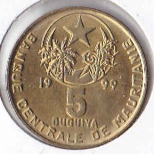 Mauritania 5 Ouguiya 1999