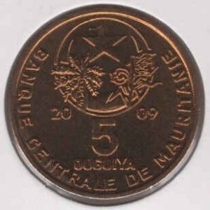 Mauritania 5 Ouguiya 2009