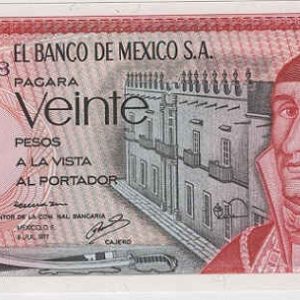 Mexico 20 Pesos 1977