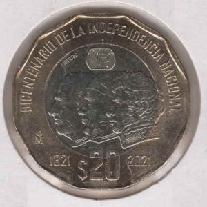 Mexico 20 Pesos 2021 Independence