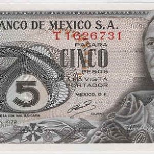Mexico 5 Pesos 1972