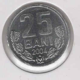 Moldova 25 Bani 2004