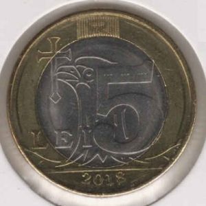 Moldova 5 Lei 2018