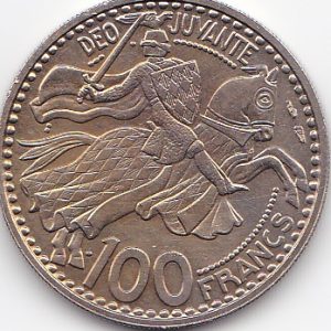Monaco 100 Francs 1950