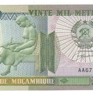 Mozambique 20000 Meticais 1999