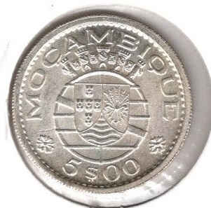 Mozambique 5 Escudos 1960