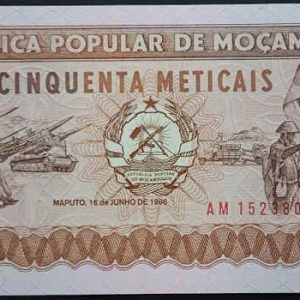 Mozambique 50 Meticais 1986