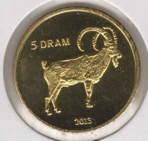 Nagorno 5 Dram 2013 Goat