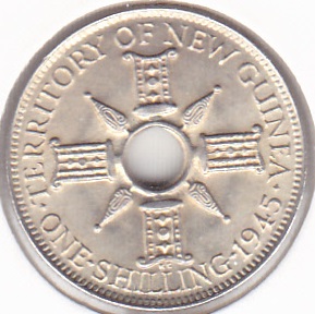 New Guinea Shilling 1945