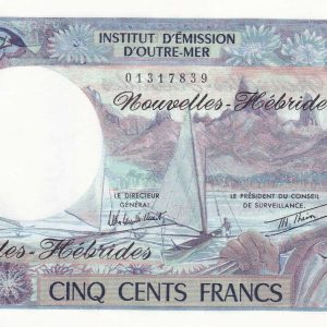 New Hebrides 500 Francs (1979)