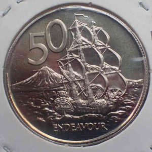 New Zealand 50 Cents 1981