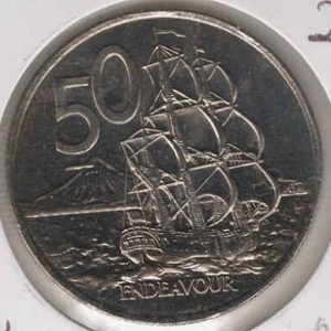 New Zealand 50 Cents 2004 Proof Like