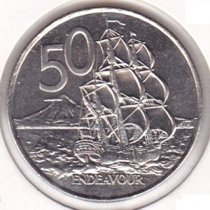 New Zealand 50 Cents 2005