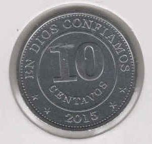 Nicaragua 10 Centavos 2015