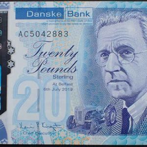 Northern Ireland 20 Pounds 2019