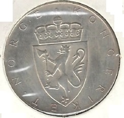 Norway 10 Kroner 1964