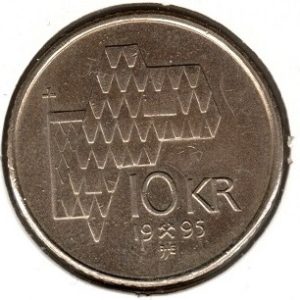 Norway 10 Kroner 1995