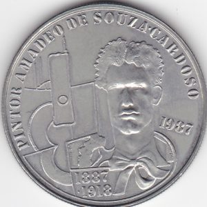 Portugal 100 Escudos 1989 Amadeu Sousa Cardoso