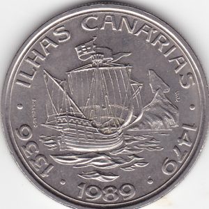 Portugal 100 Escudos 1989 Canárias