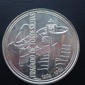Portugal 1000 Escudos 1994 Tordesillas Treaty