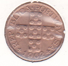 Portugal X Cents 1962