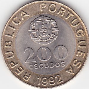 Portugal 200 Escudos 1992