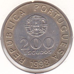 Portugal 200 Escudos 1998