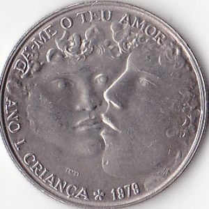 Portugal 25 Escudos 1978 Year Child